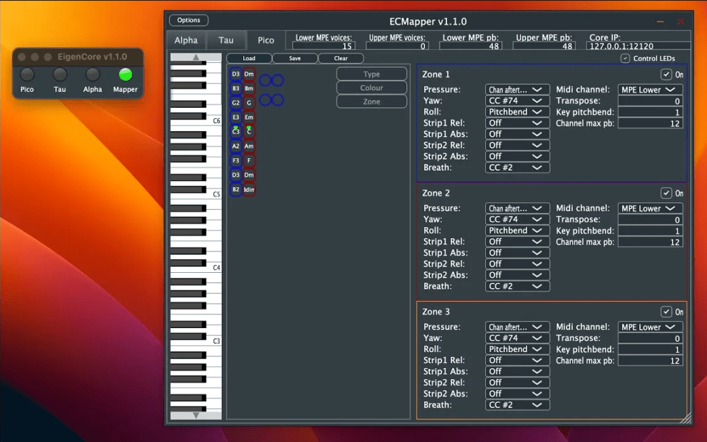ECMapper – software for&nbsp;Eigenharps